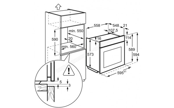 ELECTROLUX EOE6P51X - Sch&eacute;ma technique