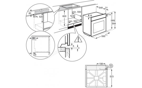 ELECTROLUX EOF4P02X - Sch&eacute;ma technique