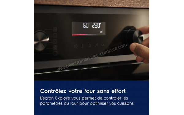 ELECTROLUX EOH4P46BK - Vue des programmes