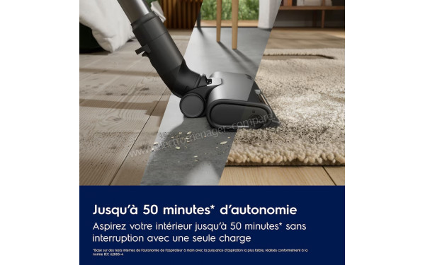 ELECTROLUX EP61AB21UG - Autonomie jusqu'&agrave; 50 minutes