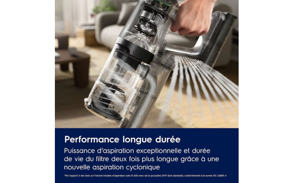 ELECTROLUX EP61CB21OG - Puissance d'aspiration