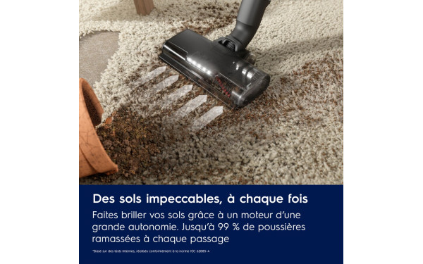 ELECTROLUX EP61CB21WG - Jusqu'&agrave; 99% de poussi&egrave;res ramass&eacute;es &agrave; chaque passage