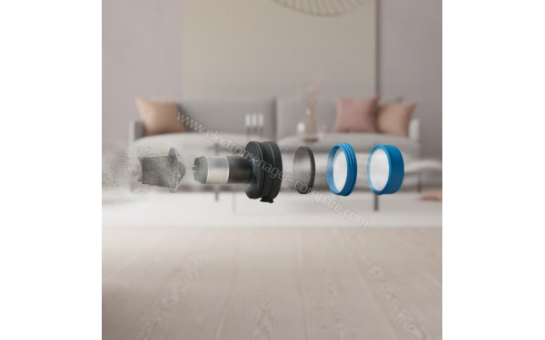 ELECTROLUX EP71HB14SH - Vue &eacute;clat&eacute;e du syst&egrave;me de filtration