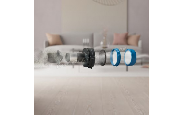 ELECTROLUX EP71HB14UV - Vue &eacute;clat&eacute;e du syst&egrave;me de filtration