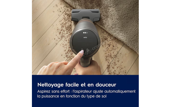 ELECTROLUX EP82UB25SH - Ajustement automatique de la puissance d'aspiration