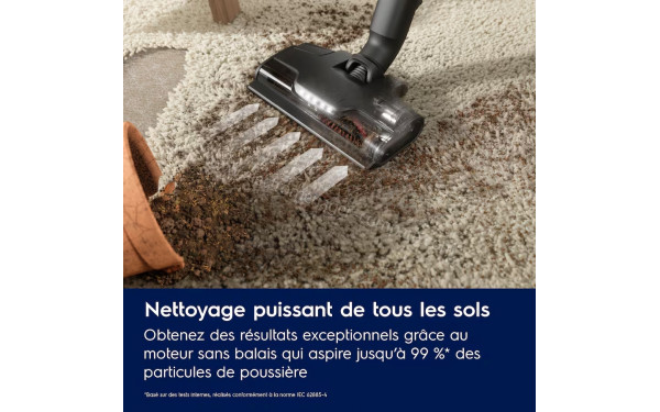 ELECTROLUX EP83UB25SH - Jusqu'&agrave; 99% de poussi&egrave;res ramass&eacute;es &agrave; chaque passage