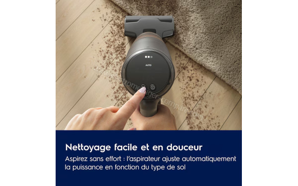 ELECTROLUX EP83UB25SH - Ajustement automatique de la puissance d'aspiration