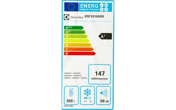 ELECTROLUX ERF3310AOX - &Eacute;tiquette &eacute;nergie