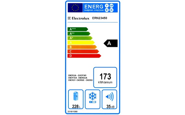 ELECTROLUX ERN23450 - &Eacute;tiquette &eacute;nergie