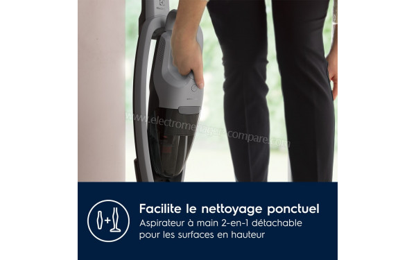 ELECTROLUX ES52AB21UG - Aspirateur &agrave; main 2-en-1 d&eacute;tachable