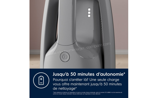 ELECTROLUX ES52AB21UG - Autonomie jusqu'&agrave; 50 minutes