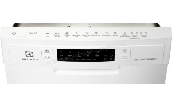 ELECTROLUX ESF4600ROW - Panneau de commandes (cr&eacute;dit : Darty)
