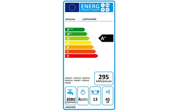 ELECTROLUX ESF5514LOW - &Eacute;tiquette &eacute;nergie