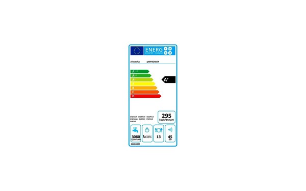 ELECTROLUX ESF5525LOX - &Eacute;tiquette &eacute;nergie