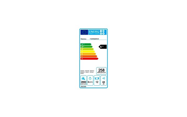 ELECTROLUX ESF6630ROW - &Eacute;tiquette &eacute;nergie