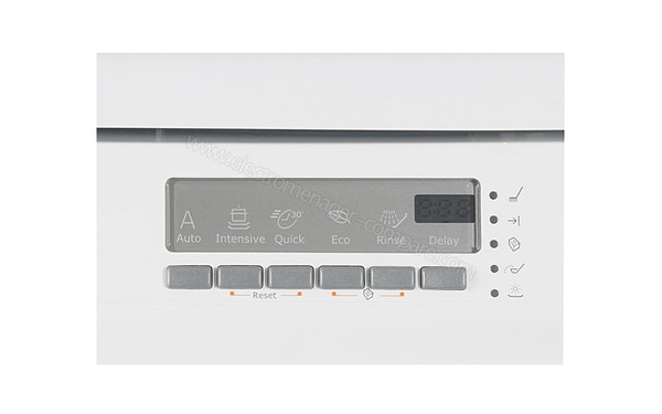 ELECTROLUX ESF66860WR - Panneau de commandes (cr&eacute;dit : Darty)