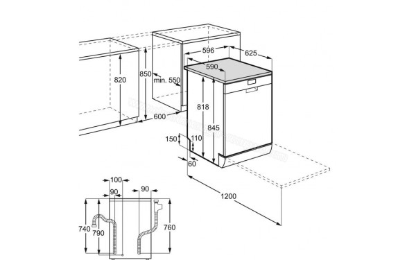 ELECTROLUX ESF9515LOX - Sch&eacute;ma technique