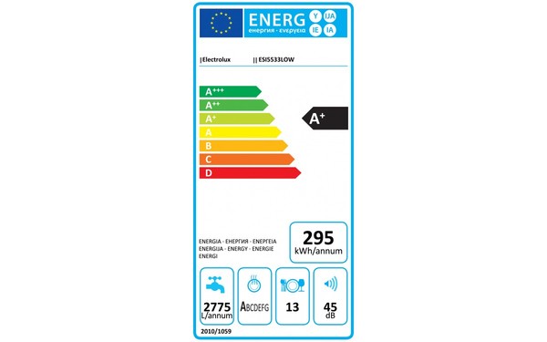ELECTROLUX ESI5533LOW - &Eacute;tiquette &eacute;nergie
