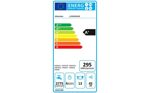 ELECTROLUX ESI5533LOX - &Eacute;tiquette &eacute;nergie