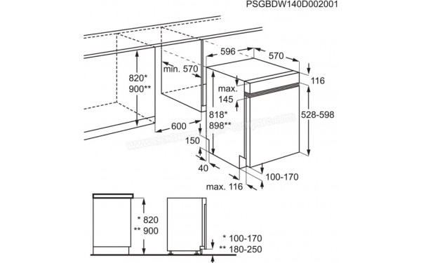 ELECTROLUX ESI5543LOW - Sch&eacute;ma technique