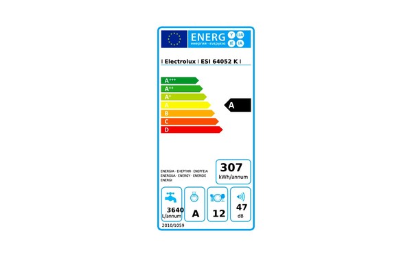 ELECTROLUX ESI64052K - &Eacute;tiquette &eacute;nergie
