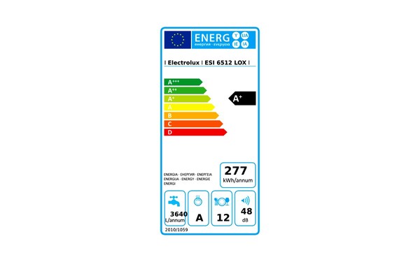 ELECTROLUX ESI6512LOX - &Eacute;tiquette &eacute;nergie