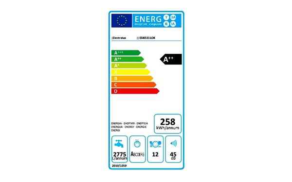 ELECTROLUX ESI6531LOK - &Eacute;tiquette &eacute;nergie