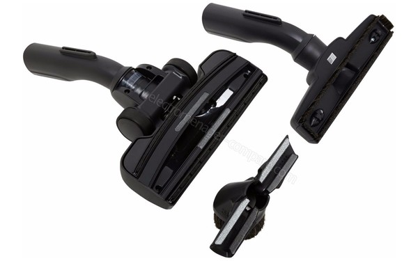 ELECTROLUX EUO9GREEN - Brosse et accessoire vue du dessous (cr&eacute;dit : Boulanger)