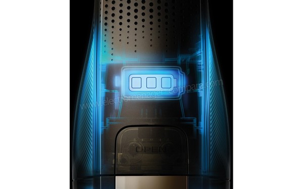 ELECTROLUX EUP84DB - Voyant de la batterie (cr&eacute;dit : Darty)