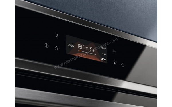 ELECTROLUX EVL8E08X - Vue des programmes