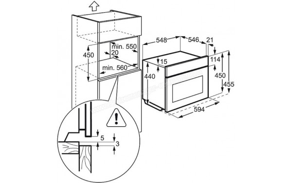 ELECTROLUX EVY7800AOX - Dimensions