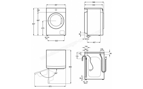 ELECTROLUX EW2F6715ES - Sch&eacute;ma technique