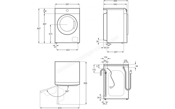 ELECTROLUX EW2F6811BS - Sch&eacute;ma technique