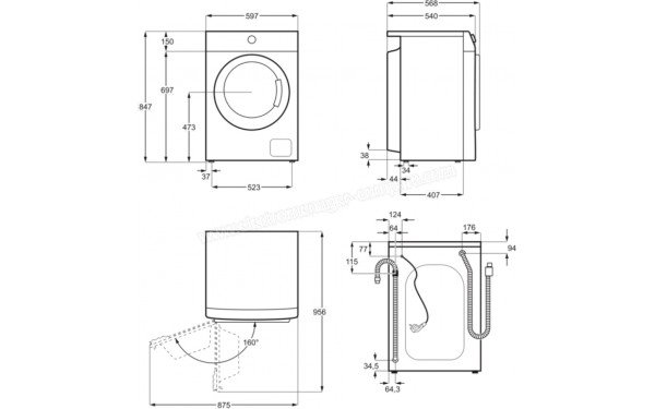 ELECTROLUX EW2F6814SS - Sch&eacute;ma technique