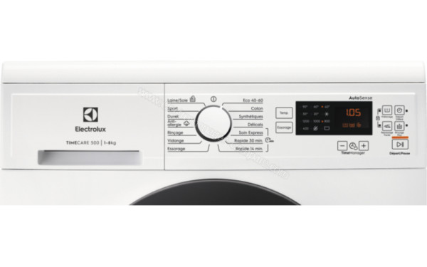 ELECTROLUX EW2F8129BS - Panneau de commandes