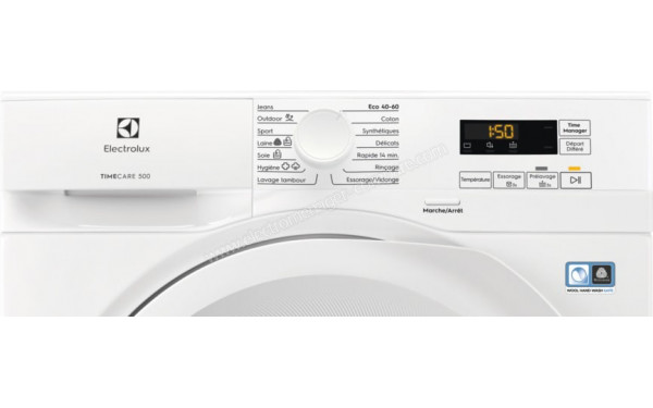 ELECTROLUX EW5F6834BA - Panneau de commandes