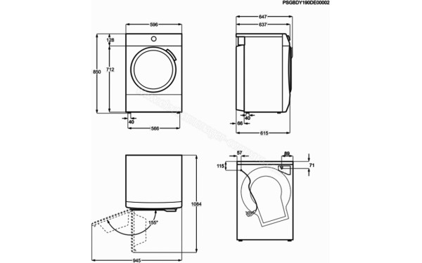 ELECTROLUX EW6C4123CH - Sch&eacute;ma technique