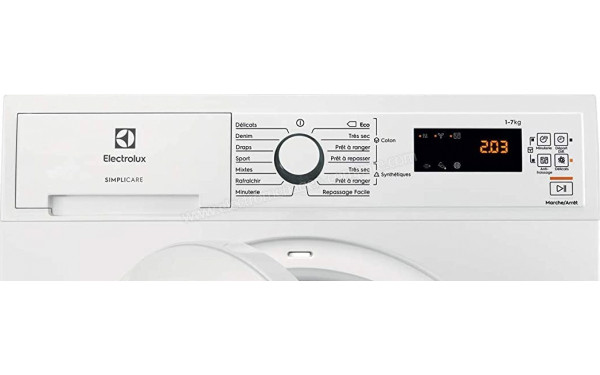 ELECTROLUX EW6C4723SC - Panneau de commandes