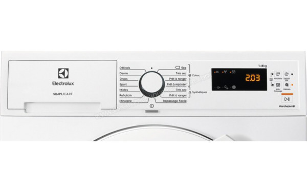 ELECTROLUX EW6C4824SC - Panneau de commandes