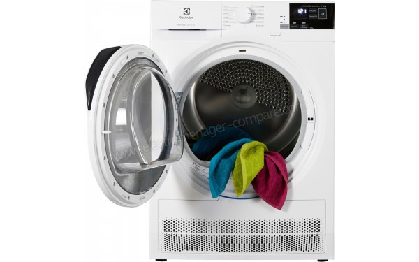 ELECTROLUX EW6C4826CB - Vue de faceHublot ouvert (cr&eacute;dit : Boulanger)