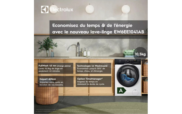ELECTROLUX EW6EE1041AB - Mise en situation
