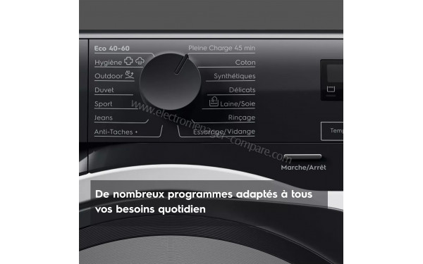 ELECTROLUX EW6EE1041AB - Vue des programmes
