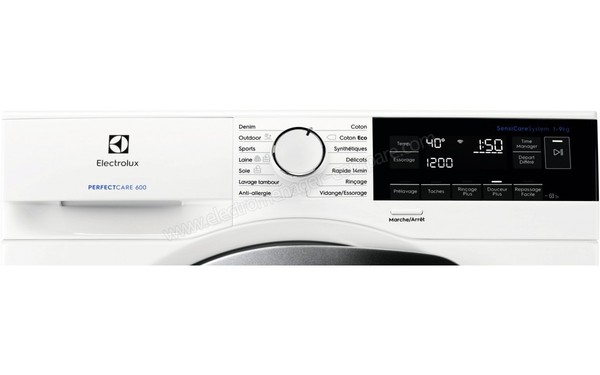 ELECTROLUX EW6F3910RA - Panneau de commandes (cr&eacute;dit : Boulanger)