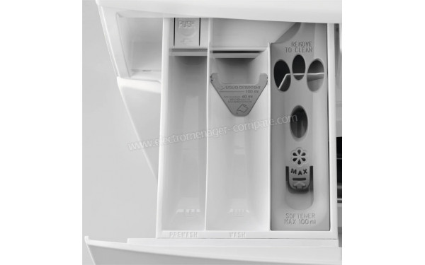 ELECTROLUX EW6F5922PS - Zoom sur le tiroir lessiviel