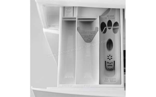 ELECTROLUX EW6F5933CC - Zoom sur le tiroir lessiviel