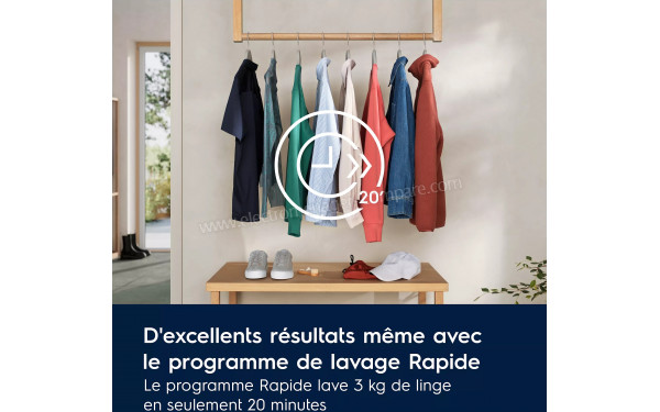 ELECTROLUX EW6FI22914DG - Programme rapide