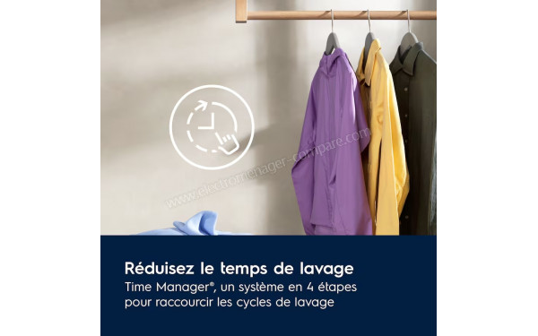 ELECTROLUX EW6FI2914GW - Syst&egrave;me Time Manager pour r&eacute;duire le temps de lavage