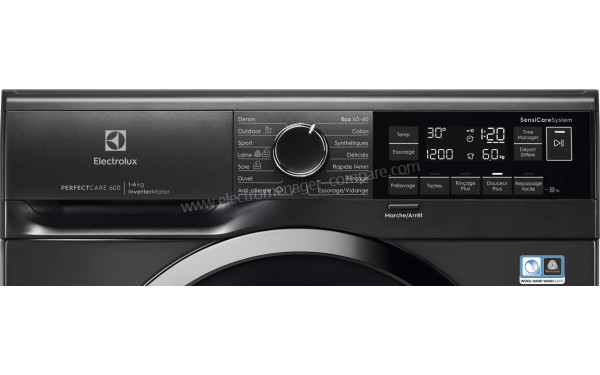 ELECTROLUX EW6S3624BN - Panneau de commandes