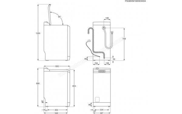 ELECTROLUX EW6T3369ID - Sch&eacute;ma technique