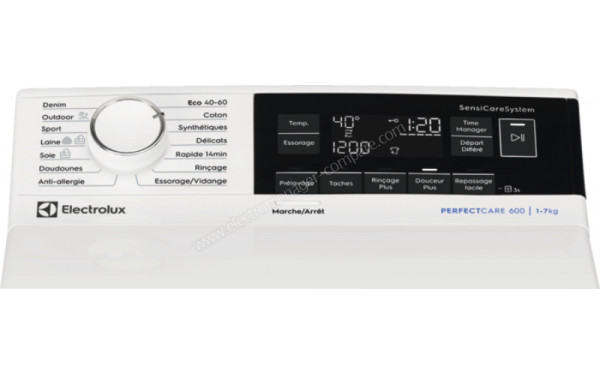 ELECTROLUX EW6T3376DZ - Panneau de commandes